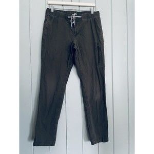 Vuori Pants L Large Ripstop Climber Drawstring Hiking Outdoors Dark Oregano